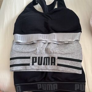 Puma workout padded bras x 3